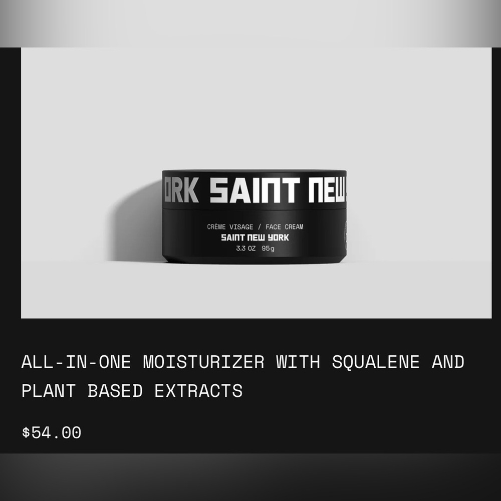 Saint New York Crème visage new unopened